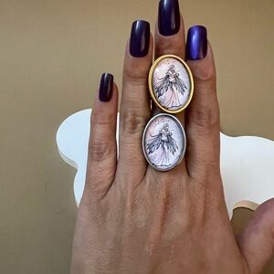 Fairycore Fairy Statement Rings - Green Witch Fairy Rings